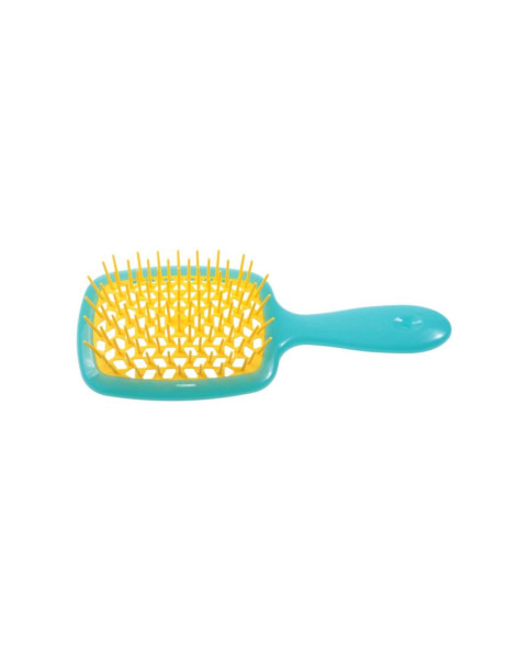 Janeke Superbrush Щетка супербраш Бирюзовая с желтым