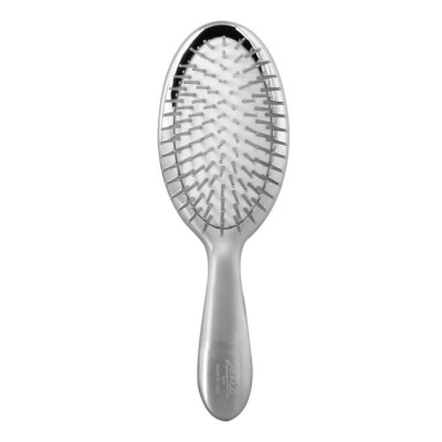 Janeke Chromium Line Pneumatic Hairbrush With Metallic Pins Large Массажная щетка для волос большая