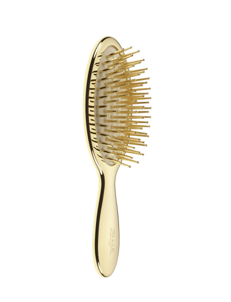 Janeke Gold Line Pneumatic Hairbrush With Metallic Pins Medium Массажная щетка для волос средняя