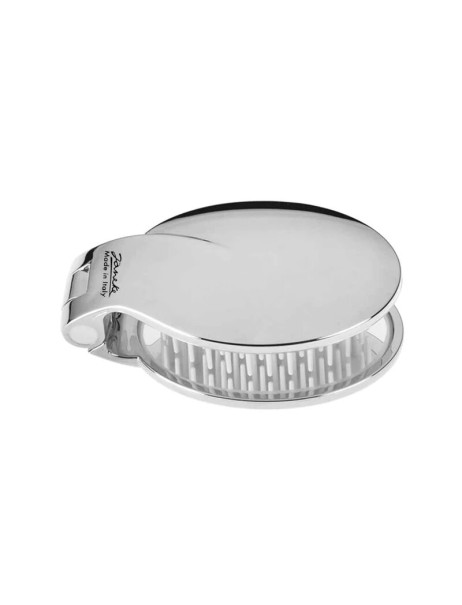Janeke Silver Folding Hair-Brush With Mirror Гребінець для волосся з дзеркальцем Сріблястий