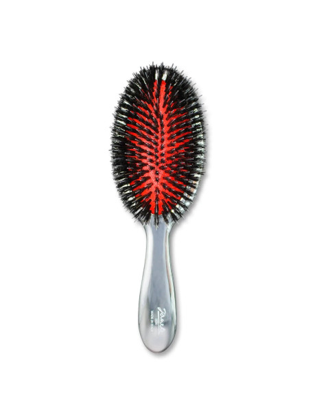 Janeke Chromium Line Pneumatic Mixed Bristle Hairbrush Large Щетка для волос большая