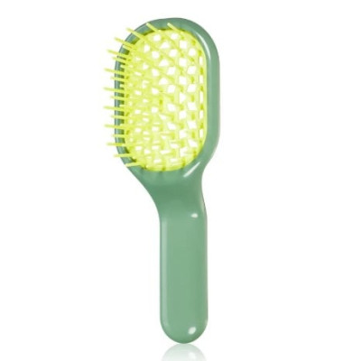Janeke Curvy Vented Hairbrush Mini Lime Щетка для волос мини лайм