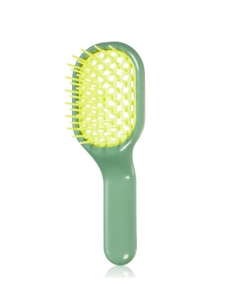 Janeke Curvy Vented Hairbrush Mini Lime Щетка для волос мини лайм