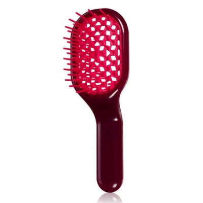 Janeke Curvy Vented Hairbrush Mini Magenta Щетка для волос мини бордо