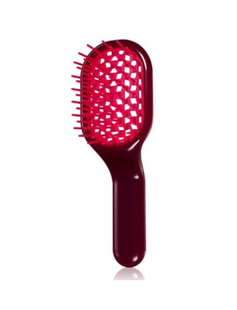 Janeke Curvy Vented Hairbrush Mini Magenta Щетка для волос мини бордо