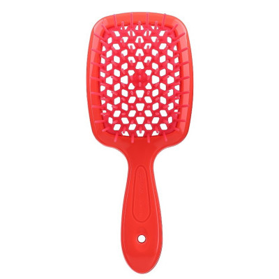 Janeke Superbrush Щетка супербраш неоново-оранжевая с розовым