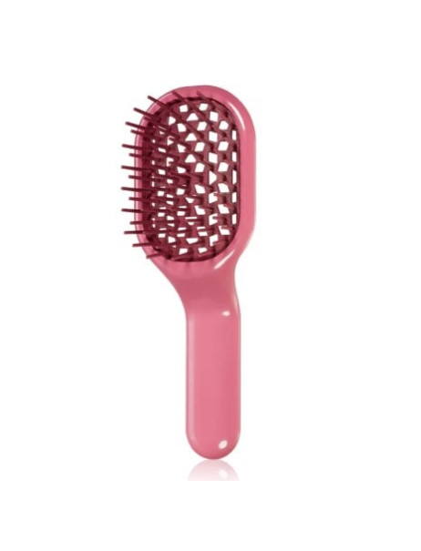 Janeke Curvy Vented Hairbrush Mini Pink Щетка для волос мини розовая
