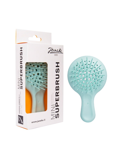 Janeke Mini Superbrush гребінець для волосся м'ятний