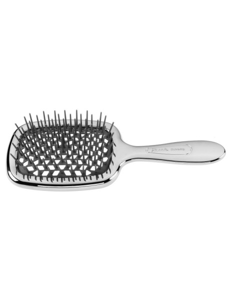 Janeke Superbrush Small Chrome Щітка Супербраш срібно-сіра маленька