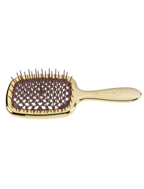 Janeke Superbrush Small Gold Щітка супербраш коричнево-золота маленька