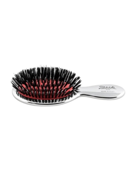 Janeke Chromium Line Pneumatic Mixed Bristle Hairbrush Small Щетка для волос маленькая