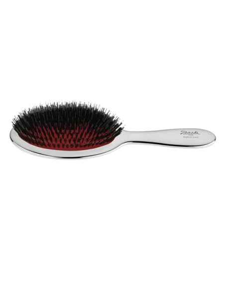 Janeke Chromium Line Pneumatic Mixed Bristle Hairbrush Large Щетка для волос большая