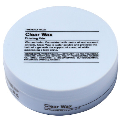 J Beverly Hills Clear Wax Finishing Wax Финишный воск для стайлинга