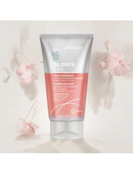 Joico Blonde Life Color Enhancing Masque Rose Champagne Маска для покращення кольору Рожеве шампанське