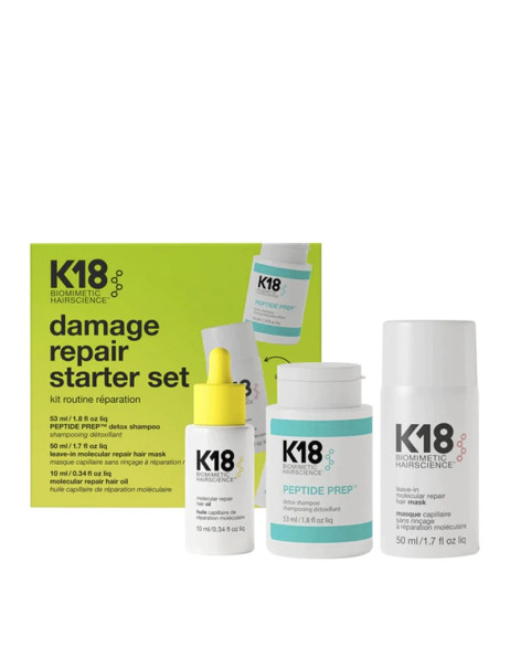 K18 Hair Biomimetic Hairscience Pro Mini Trial Kit Базовый набор для реконструкции поврежденных волос
