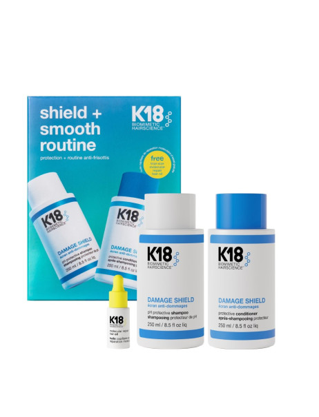 K18 Hair Biomimetic Hairscience Damage Shield Routine Kit Набор основного ухода за волосами