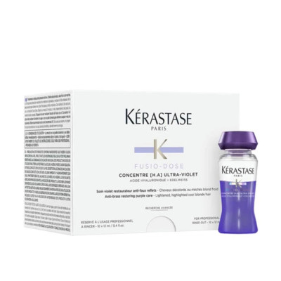 Kerastase Fusio Dose Concentre Ultra Violet Концентрат для волосся для відновлення волосся та нейтралізації жовтих напівтонів 