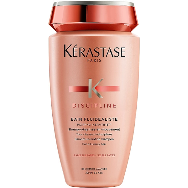 Kerastase Discipline Bain Fluidealiste No Sulfates Безсульфатний шампунь-ванна для миттєвого розгладжування неслухняного пошкодженого волосся