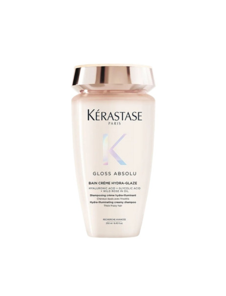 Kerastase Gloss Absolu Bain Creme Hydra-Glaze Shampoo Увлажняющий кремовый шампунь-ванна для блеска толстых, непослушных волос