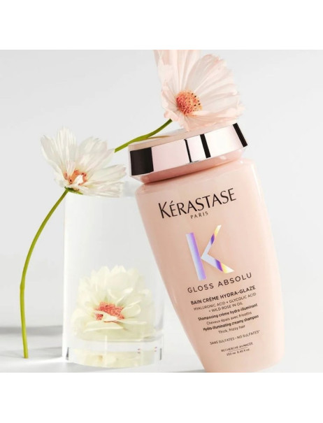 Kerastase Gloss Absolu Bain Creme Hydra-Glaze Shampoo Увлажняющий кремовый шампунь-ванна для блеска толстых, непослушных волос