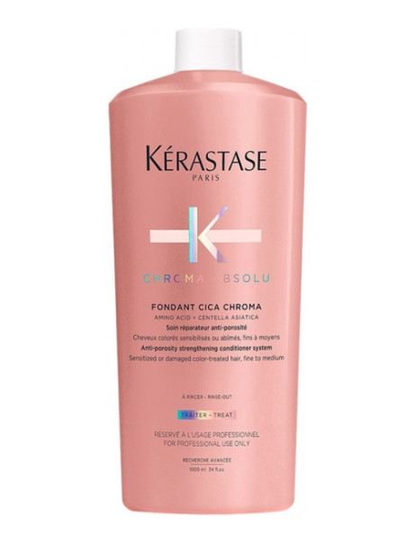 Kerastase Chroma Absolu Fondant Cica Chroma Кондиціонер для зміцнення пористого фарбованого чутливого та пошкодженого волосся