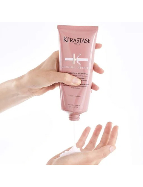 Kerastase Chroma Absolu Fondant Cica Chroma Кондиціонер для зміцнення пористого фарбованого чутливого та пошкодженого волосся