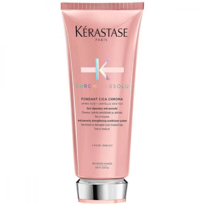 Kerastase Chroma Absolu Fondant Cica Chroma Кондиціонер для зміцнення пористого фарбованого чутливого та пошкодженого волосся