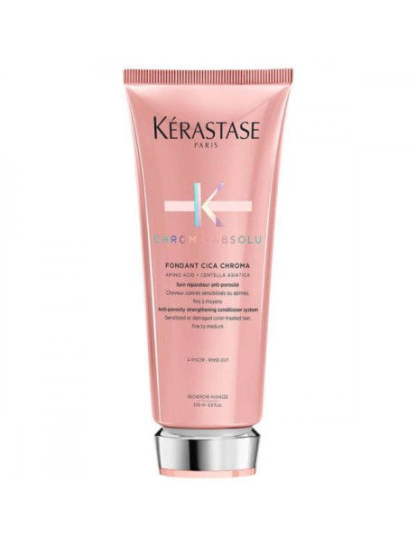 Kerastase Chroma Absolu Fondant Cica Chroma Кондиціонер для зміцнення пористого фарбованого чутливого та пошкодженого волосся