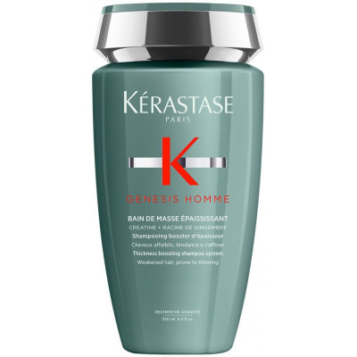 Kerastase Genesis Homme Bain de Masse Epaississant Шампунь-ванна, бустер густоти для ослабленого тонкого волосся чоловіків