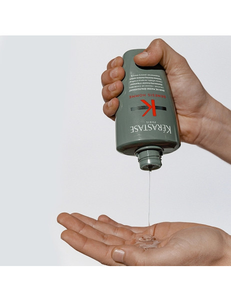 Kerastase Genesis Homme Bain de Masse Epaississant Шампунь-ванна, бустер густоты для ослабленных тонких волос мужчин