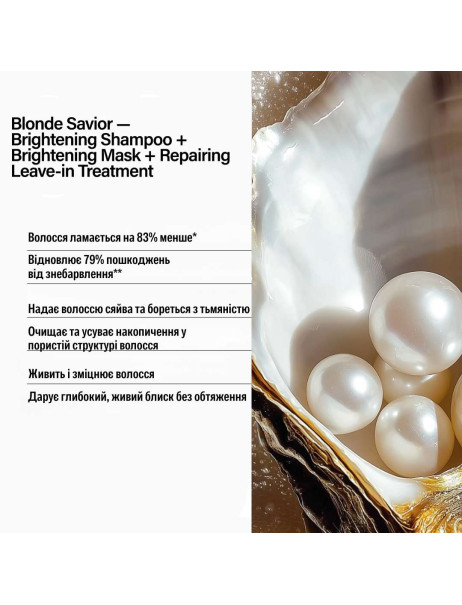 Шампунь для знебарвленого волосся Keune Blonde Savior