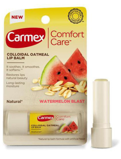 Carmex Бальзам для губ арбузный Comfort Care Natural Watermelon Blast