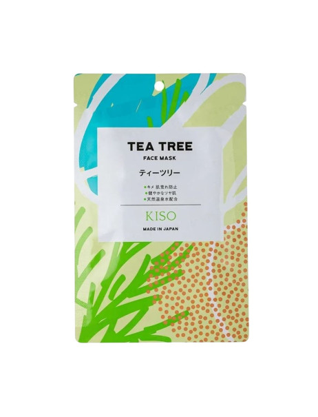 KISOCARE Tea Tree Face Mask Тканинна маска для обличчя з екстрактом чайного дерева