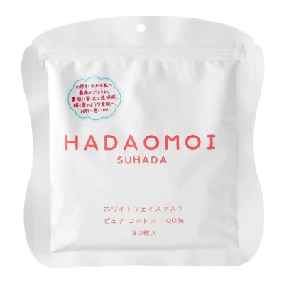KOR JAPAN Hadaomoi White Face Mask Осветляющая тканевая маска
