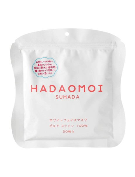 KOR JAPAN Hadaomoi White Face Mask Осветляющая тканевая маска