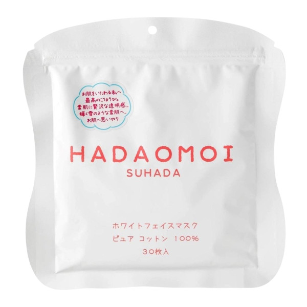 KOR JAPAN Hadaomoi White Face Mask Осветляющая тканевая маска
