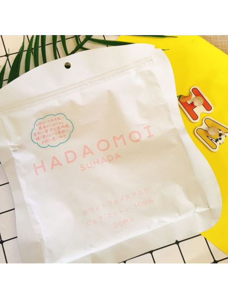 KOR JAPAN Hadaomoi White Face Mask Осветляющая тканевая маска