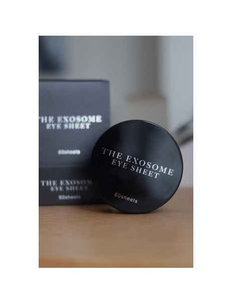 KOR JAPAN The Exosome Eye Sheet Black Увлажняющие патчи под глаза с экзосомами