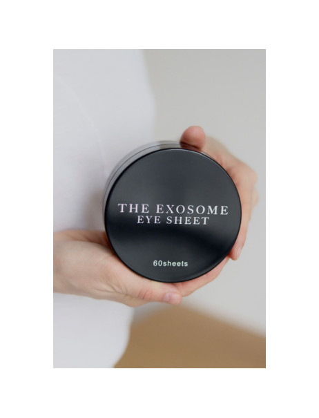 KOR JAPAN The Exosome Eye Sheet Black Увлажняющие патчи под глаза с экзосомами