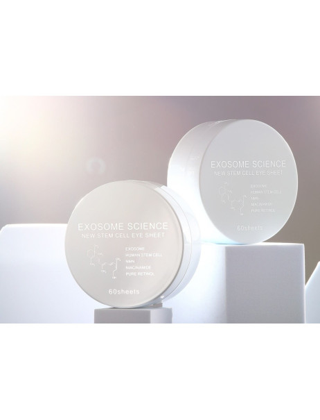 KOR JAPAN The Exosome Eye Sheet White Круговые увлажняющие патчи под глаза с экзосомами