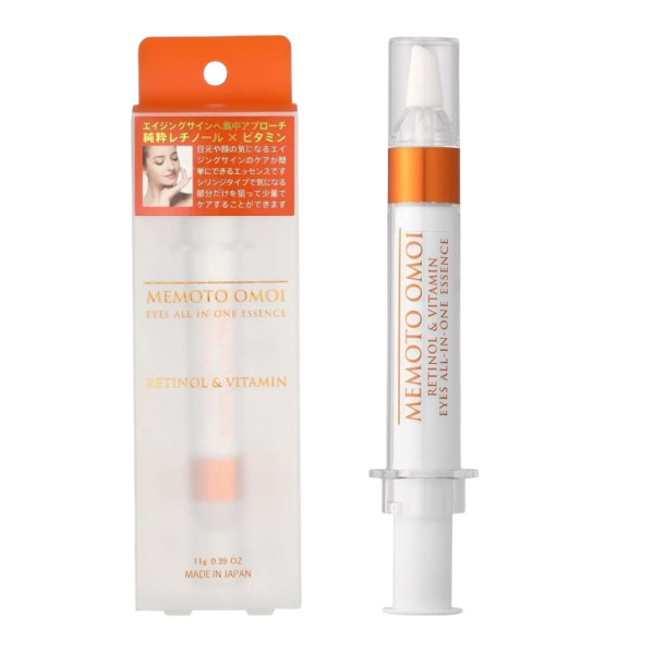 KOR JAPAN Memoto Omoi Retinol & Vitamin Eyes Essence Сыворотка для зоны вокруг глаз с ретинолом и витаминами