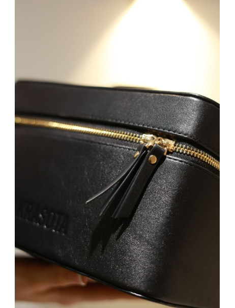 Krasota Cosmetic Bag Black Лимитированная брендовая косметичка черного цвета