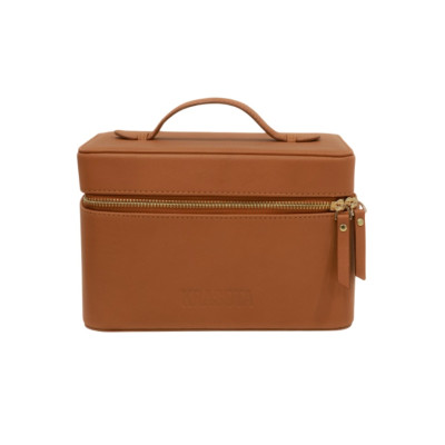 Krasota Cosmetic Bag Brown Лімітована брендова косметичка коричневого кольору