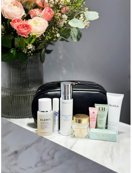 Krasota Spring Beauty Set limited edition (черная косметичка KRASOTA с наполнением)