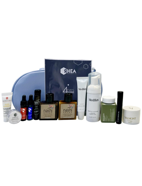 Krasota Spring Beauty Set limited edition (голубая косметичка KRASOTA с наполнением)