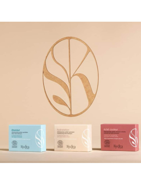 Kydra Eclat Couleur Solide Shampooing Твердый шампунь для окрашенных волос с органическим экстрактом подсолнечника