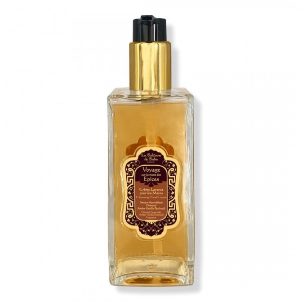 La Sultane De Saba Epices Cleansing Hand Cream Oriental Ayurvedic Amber Vanilla Patchouli Fragrance Очищуюче крем-мило для рук