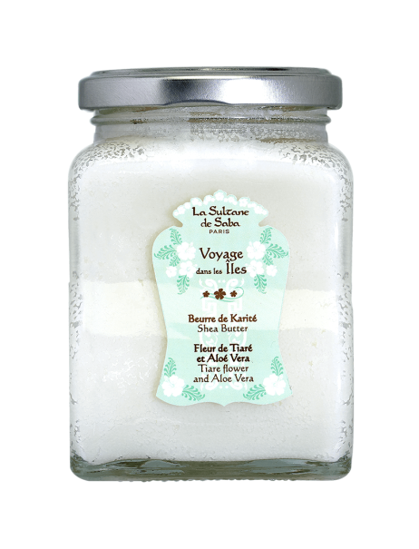 La Sultane De Saba Voyage dans les Iles Shea Butter Tiare Flower & Aloe Vera Масло каріте 