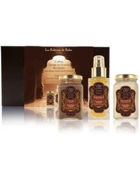 La Sultane De Saba Набор из трех средств для тела Voyage sur la Route des Epices Coffret de Soin pour le Corps