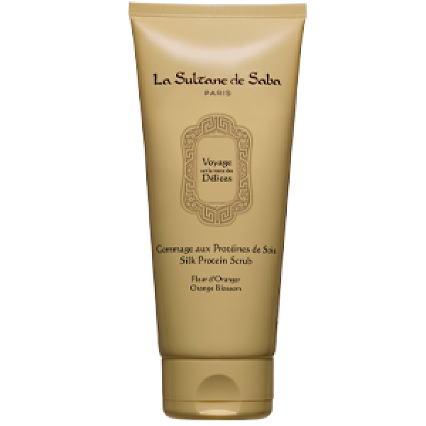 La Sultane De Saba Exfoliating Protein Silk Body Flower Orange Скраб з протеїнами з протеїнами "Квіти апельсина" 